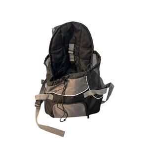 Pet Carrier Backpack Color Black/Gray Brand Unknown‎